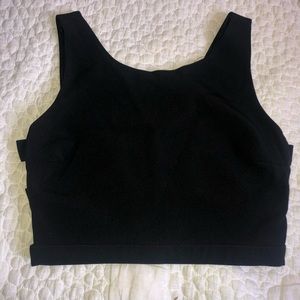 Black crop top